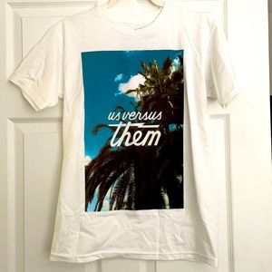Us Versus Them Palm Tree Tee